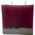 Candela moderna palo de rosa con base de cemento ip artistic candles