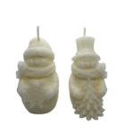 Pareja de snowman ip artistic candles