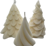 Trio de árboles de navidad ip artistic candles