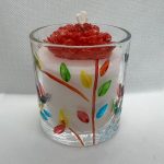 Vaso tallos pintados y peonia ip artistic candles