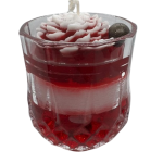 Vaso de vidrio otoño con calabacita ip artistic candles (2)