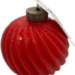 bola de rayas color rojo ip artistic candles