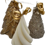 trio de arbolitos navideños ip artistic candles